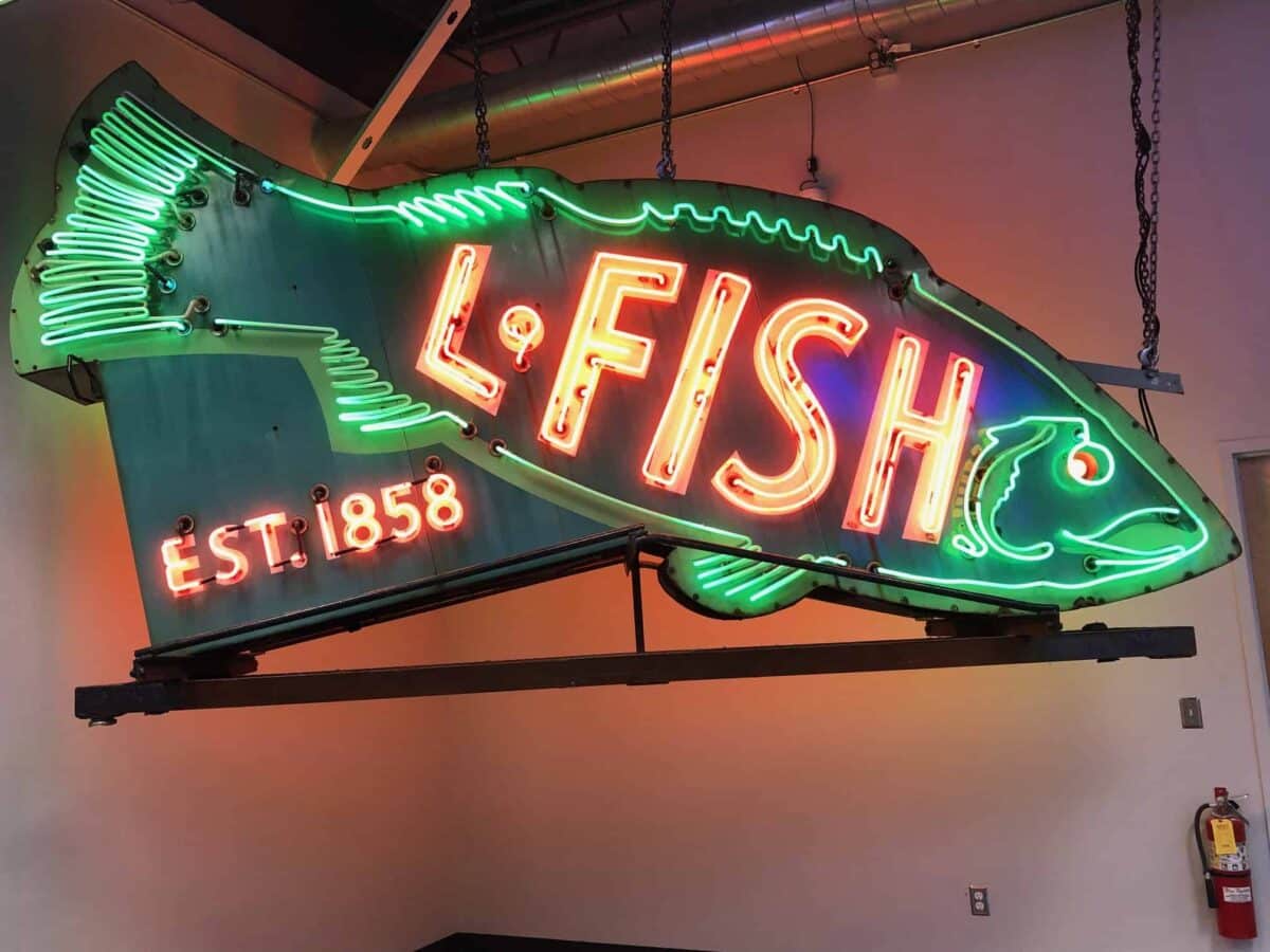 L-Fish Porcelain Neon